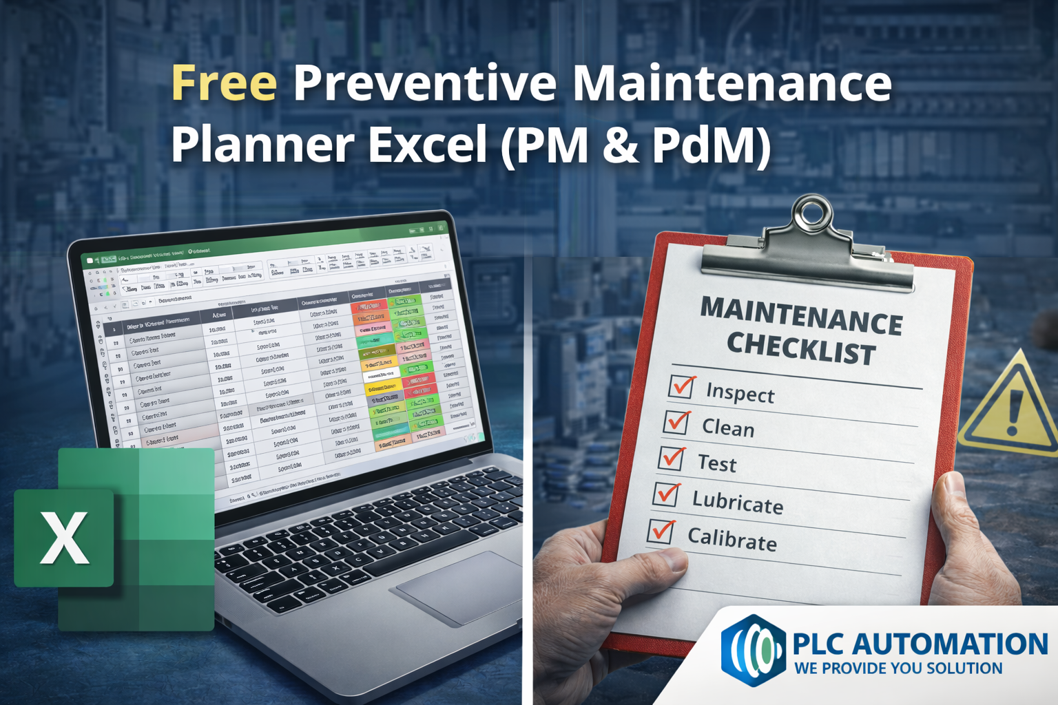 Free Preventive Maintenance Planner Excel